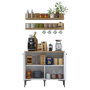 Hanah Home Armario Multiusos Blanco y Nogal